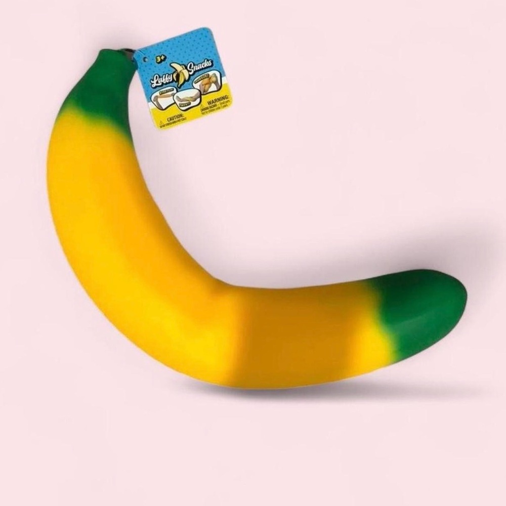 Yellow and Green GIANT Banana Squishy Toy!!